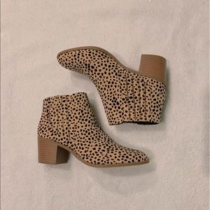 Maurice’s Cheetah Print Booties